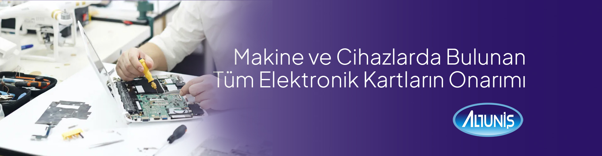 Makine ve Cihazlarda Bulunan Tüm Elektronik Kartların Onarımı